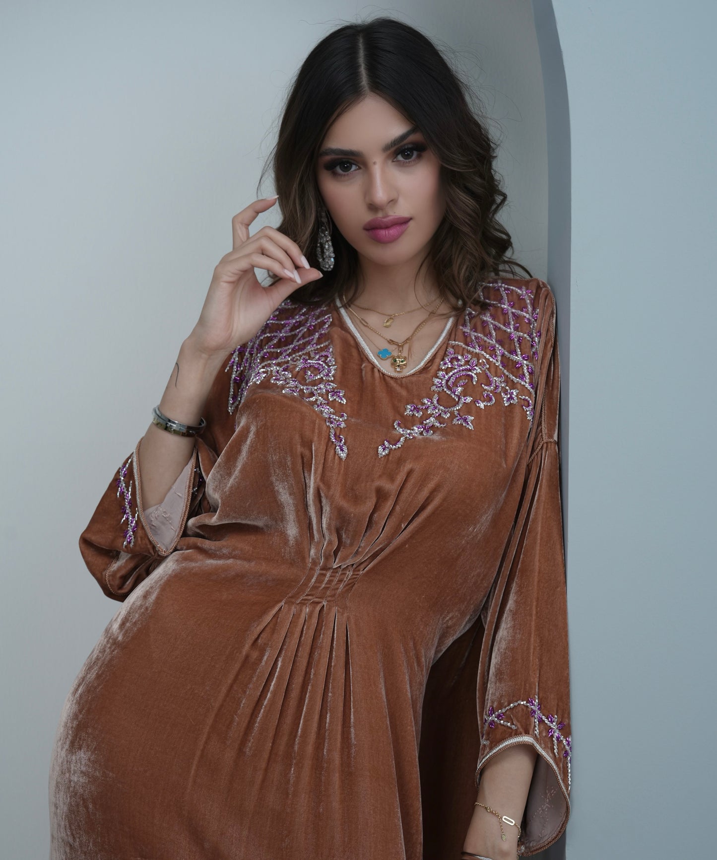 Peach Kaftan