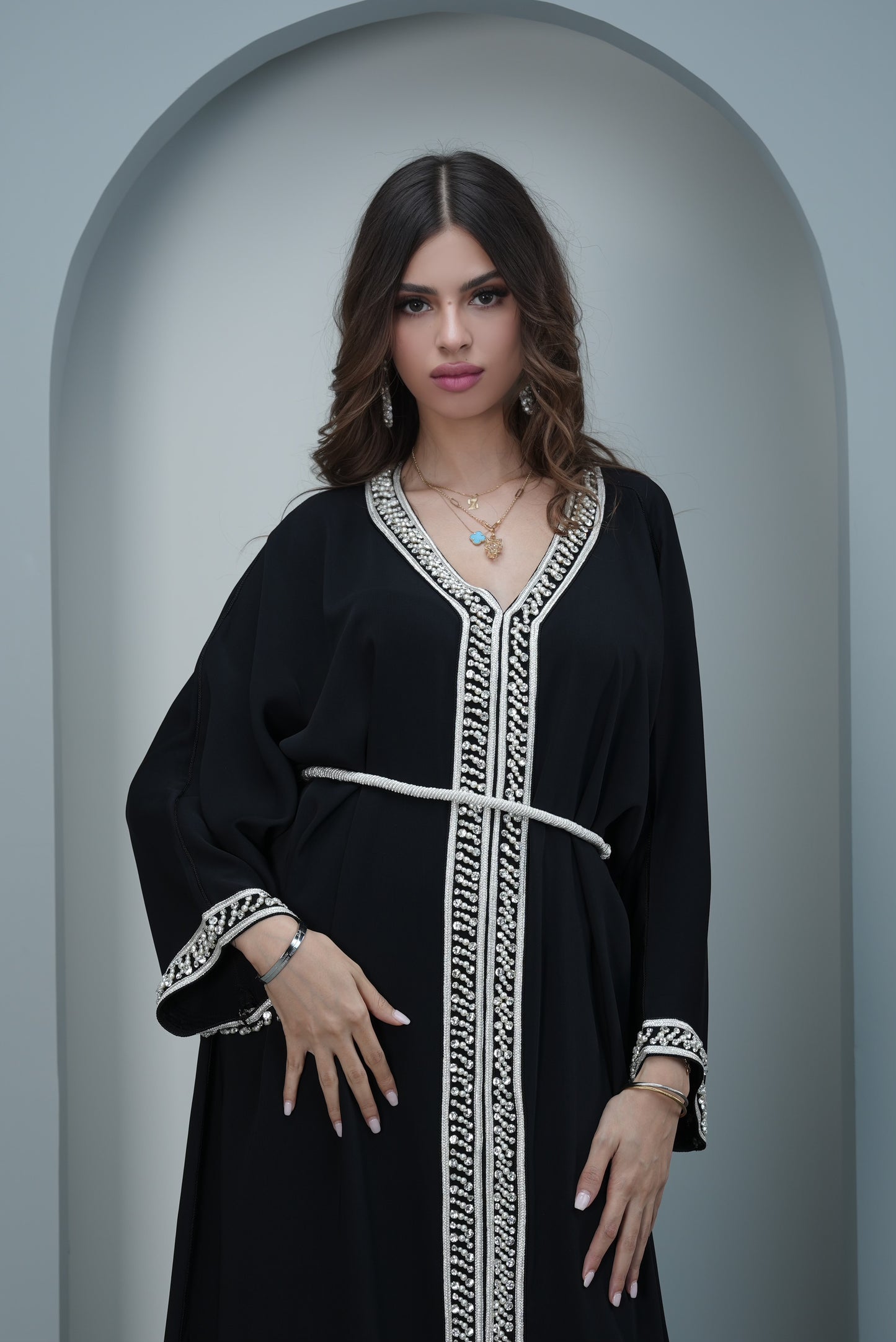 Black Pearls Kaftan