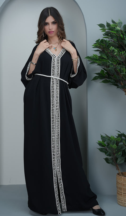 Black Pearls Kaftan