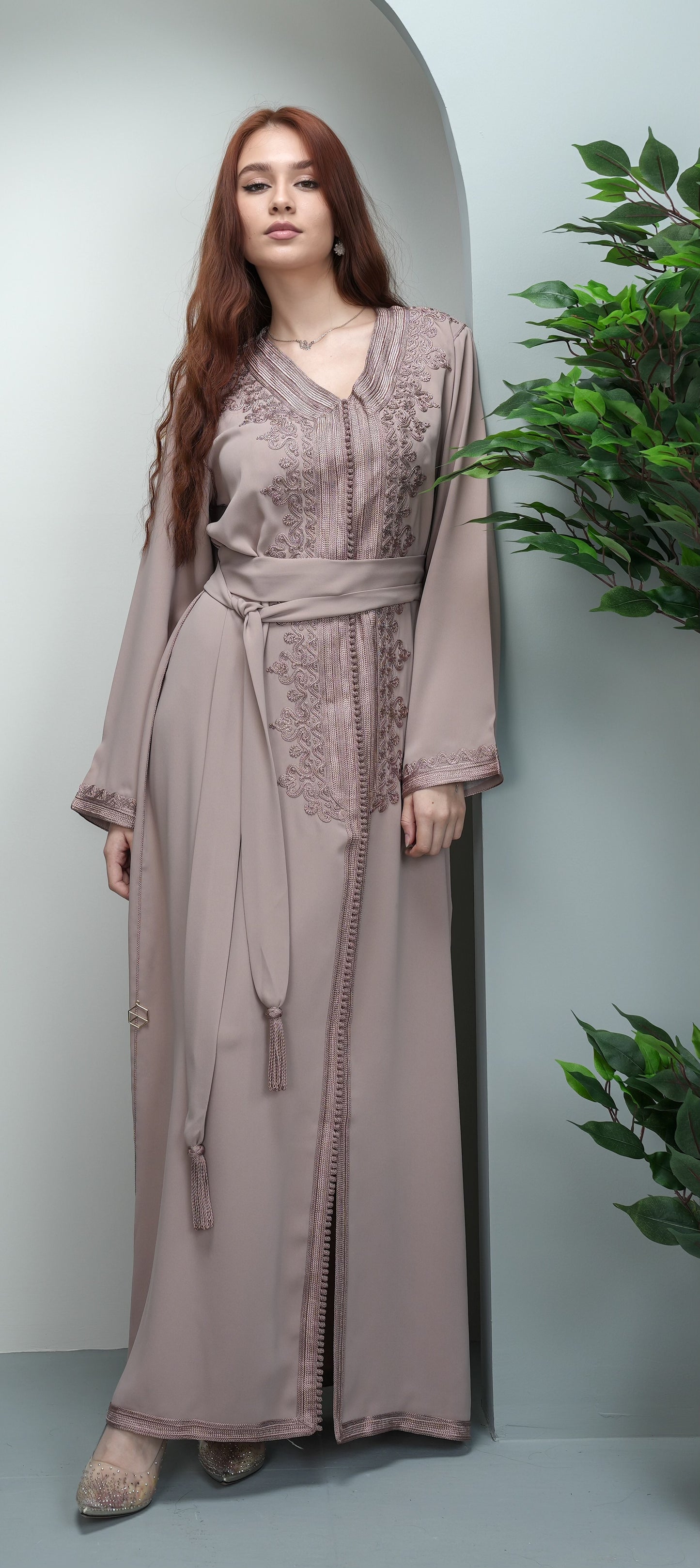 Beige Kaftan