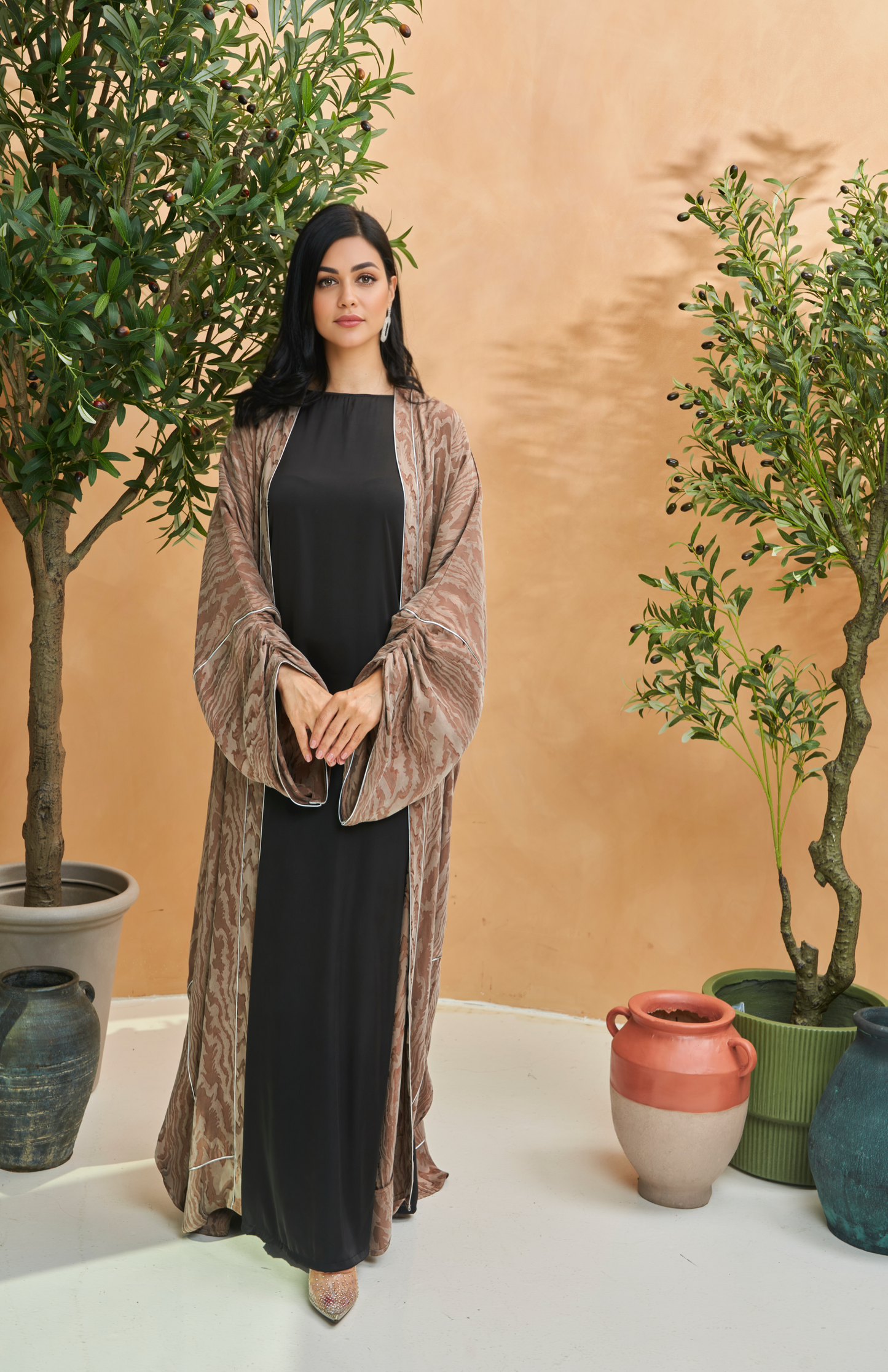 Linen Beige Abaya