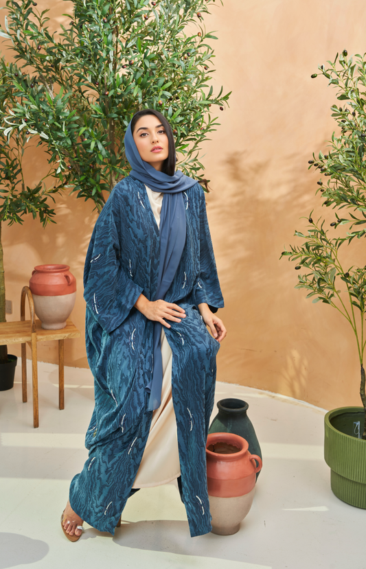 Blue Abaya